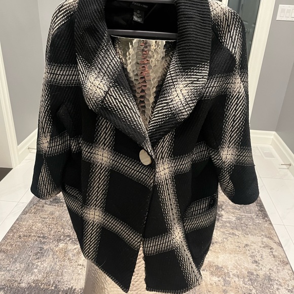 Focus 2000 shorty cute plaid jacket size large - Picture 10 of 17